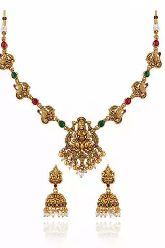 Gold gold plated stainless steel jewellery set