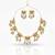 Gold gold plated stainless steel jewellery set
