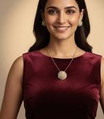 Gold gold plated stainless steel jewellery set