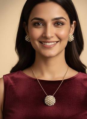 Gold gold plated stainless steel jewellery set 2