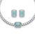 American diamond choker jewellery set - ideal for fashionable women's statement