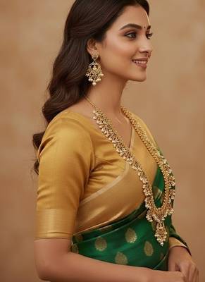 Gold gold plated stainless steel jewellery set 2