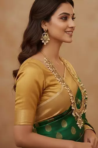 Gold gold plated stainless steel jewellery set