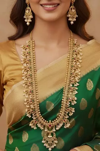 Gold gold plated stainless steel jewellery set