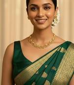 Gold gold plated stainless steel jewellery set