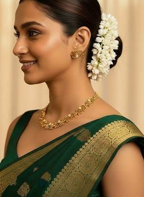 Gold gold plated stainless steel jewellery set 2