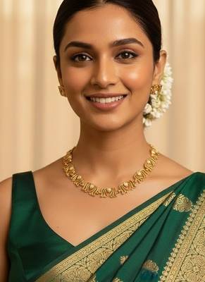 Gold gold plated stainless steel jewellery set 3