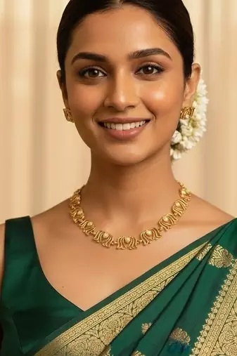 Gold gold plated stainless steel jewellery set