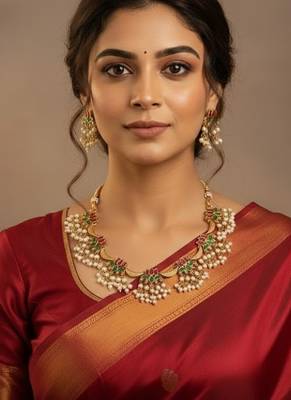 Multicolor gold plated stainless steel jewellery set 2