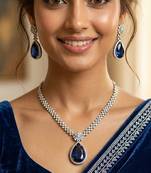 American diamond jewellery set - ideal for fashionable women's statement