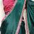 Designer Chinon Saree Decorated With Readymade Sequence Lace  And Contrast Sequence Embroidered Unstitched  Blouse Piece