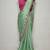 Designer Chinon Saree Decorated With Readymade Sequence Lace  And Contrast Sequence Embroidered Unstitched  Blouse Piece