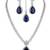 American diamond jewellery set - ideal for fashionable women's statement