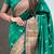 Green soft paithani silk zari weaving saree with matching blouse piece