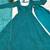 Teal green leheriya printed fox georgette fully stitched flared anarkali suit set