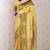 Yellow soft silk zari weaving saree with matching blouse piece