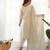 White women pure chinon silk embroidered kurta with heavy silk pant and embroidered dupatta set – ready to wear