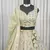Light Green Embroidered Thread & Sequins Crush Silk Lehenga Choli with Dupatta