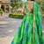 Green Hand Dyed Kota Silk Stitched Lehenga With Dupatta