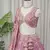 Mauve Zari & Sequins Embroidered Shimmer Lehenga Choli with Dupatta