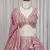 Mauve Zari & Sequins Embroidered Shimmer Lehenga Choli with Dupatta