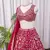 Rani Pink Zari & Sequins Embroidered Fox Georgette Lehenga Choli with Dupatta