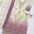 White & lavender silk  suit with embroidery & sequin work