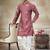 pink pure silk kurta pajama with embroidered work
