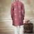 pink pure silk kurta pajama with embroidered work