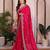 Enchanting rani pink fendy silk multi sequins embroidered saree with banglory silk blouse