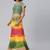Multicolor Hand Dyed Silk Bandhani Lehenga Set with Dupatta