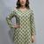  floral digital print muslin silk tunic / stylish short kurti for grilish