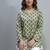  floral digital print muslin silk tunic / stylish short kurti for grilish