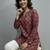  floral digital print muslin silk tunic / stylish short kurti for grilish