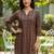  floral digital print muslin silk tunic / stylish short kurti for grilish