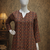 floral digital print muslin silk tunic / stylish short kurti for grilish