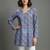  floral digital print muslin silk tunic / stylish short kurti for grilish