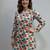  floral digital print muslin silk tunic / stylish short kurti for grilish