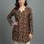  floral digital print muslin silk tunic / stylish short kurti for grilish