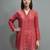  floral digital print muslin silk tunic / stylish short kurti for grilish