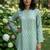  floral digital print muslin silk tunic / stylish short kurti for grilish