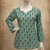  floral digital print muslin silk tunic / stylish short kurti for grilish