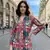  floral digital print muslin silk tunic / stylish short kurti for grilish