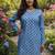  floral digital print muslin silk tunic / stylish short kurti for grilish