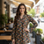  floral digital print muslin silk tunic / stylish short kurti for grilish