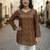  floral digital print muslin silk tunic / stylish short kurti for grilish