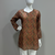  floral digital print muslin silk tunic / stylish short kurti for grilish