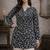  floral digital print muslin silk tunic / stylish short kurti for grilish
