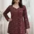  floral digital print muslin silk tunic / stylish short kurti for grilish