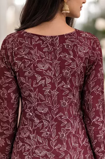  floral digital print muslin silk blend tunic
